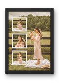 FrameYourMemories Aesthetic Outdoor Polaroid Photo Frame – Customized Nature & Portrait Collage Frame (12x8 Inch, 0.5 Inch Breadth)